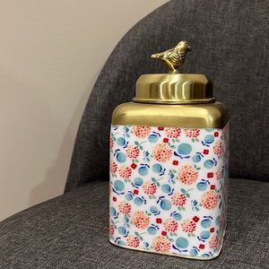 Anthro Decorative Tin